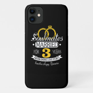 3. Hochzeitstag 3 Jahre Ehe Case-Mate iPhone Hülle