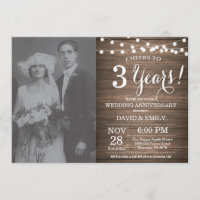 3. Hochzeitstag Rutic Wood