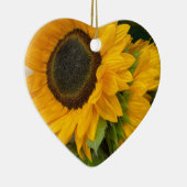 3. Hochzeitstag Sonnenblume Keramik Ornament (Rechts)