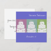 3 Hochzeitstorten (Vorne/Hinten)