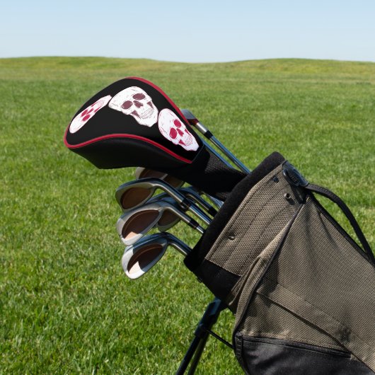 3 Hohe Schädel Golf Headcover (In SItu)
