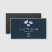 3 Hübsche Pastel-Aquarellbutterfische Magnetkarte (Vorne/Hinten)