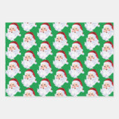 3 Hübsche Weihnachtskerze Geschenkpapier Set (Vorderseite 2)