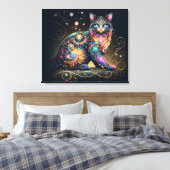#3 Hund  Abstrakt  Leinwanddruck (Insitu (Schlafzimmer))