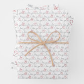 3 I Liebe Sie ASL Geschenkverpackungsblätter Geschenkpapier Set (Beispiel)