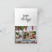 3 Image JOY Holiday Card Karte (Innenseite)