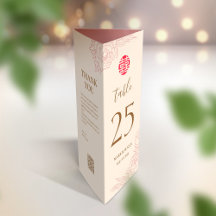 3 in 1 Tischnummer, Menü & Dankeschön Karte