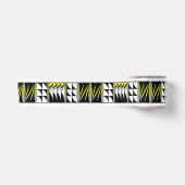 3 Inch gesegnete Federn in Gelber Satinband (Vorderseite)
