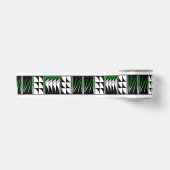 3 Inch gesegnete Federn in Grün Satinband (Vorderseite)