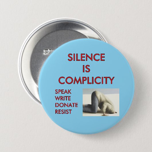 3 inch round Button (Vorne & Hinten)