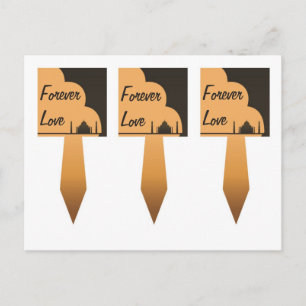 3 Indischer Traum Hochzeitscup Kuchen Picks Postkarte