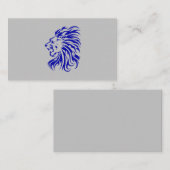 3.individualisierbarer Löwe König Dschungel,Löwenl Visitenkarte (Vorne/Hinten)