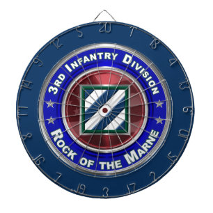 3. Infanterie Division Rock der Marne! Dartscheibe