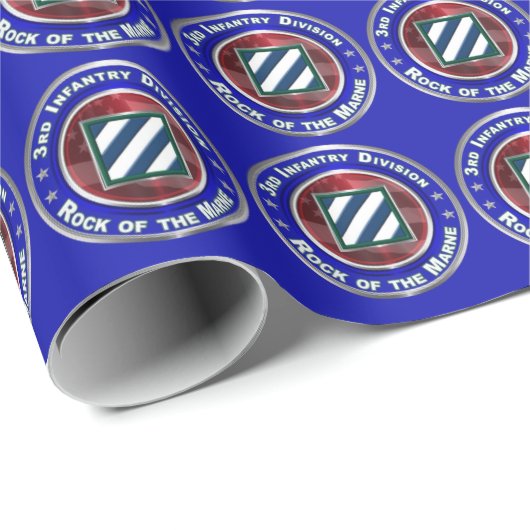 3. Infanterie-Division-Rock der Marne Geschenkpapier (Rolleneckpunkt)