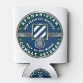 3. Infanterieabteilung Afghanistan Veteran Dosenkühler (Rückseite)
