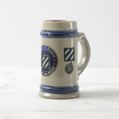 3. Infanterieabteilung   Bierglas (VorderseiteRechts)