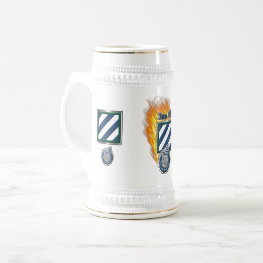 3. Infanterieabteilung Bierglas (Vorderseite Links)