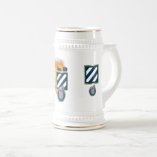 3. Infanterieabteilung Bierglas (VorderseiteRechts)