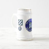 3. Infanterieabteilung Bierglas (Vorderseite Links)