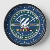 3. Infanterieabteilung Desert Storm Veteran Uhr (Vorderseite)