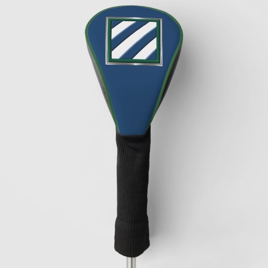 3. Infanterieabteilung "Gerahmter Patch" Golf Headcover (Vorderseite)