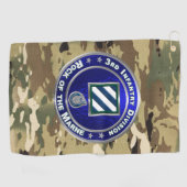 3. Infanterieabteilung Golfhandtuch (Horizontal)