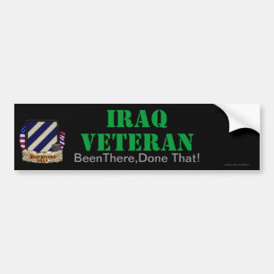 3. Infanterieabteilung Iraq vets Autoaufkleber