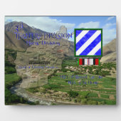 3. Infanterieabteilung OEF Veteran Plaque Fotoplatte (Vorderseite)