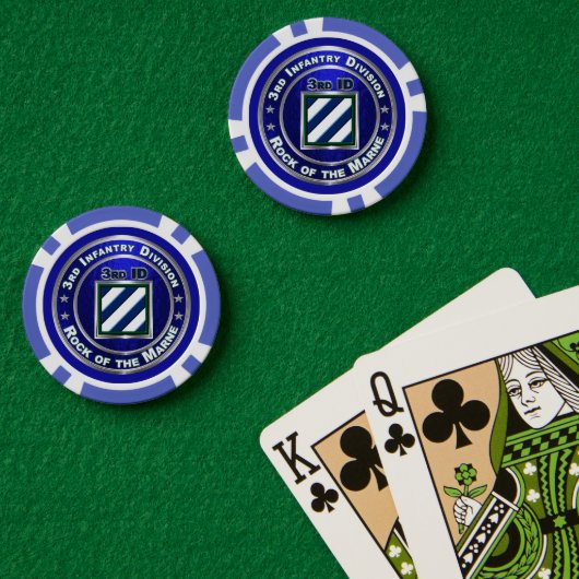 3. Infanterieabteilung Pokerchips (Pokertisch (doppelt))