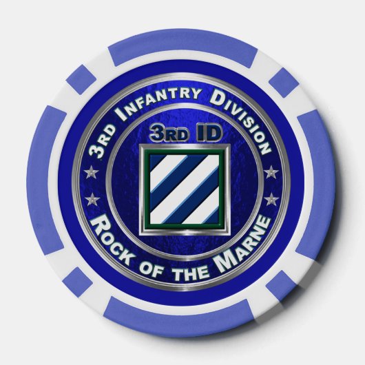 3. Infanterieabteilung Pokerchips (Rückseite)