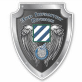 3. Infanterieabteilung "Rock of the Marne" Aufkleber (Vorderseite)