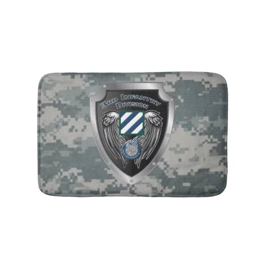 3. Infanterieabteilung "Rock of the Marne" Badematte (Vorderseite)