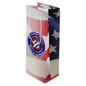 3. Infanterieabteilung "Rock of the Marne" Geschenktüte Für Weinflaschen (Vorderseite Schrägansicht)