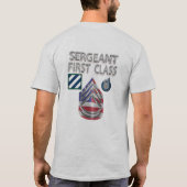 3. Infanterieabteilung Sergeant First Class T-Shirt (Rückseite)