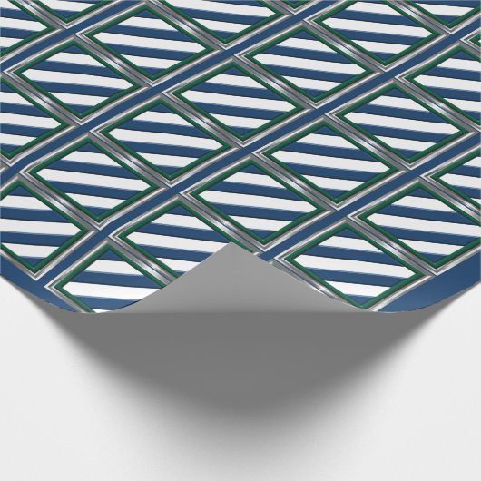 3. Infanterieabteilung - Silver Gerahmt Patch Wrap Geschenkpapier (Ecke)