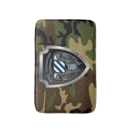 3. Infanterieabteilung Veteran Badematte (Vorderseite Vertikal)