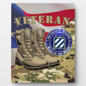 3. Infanterieabteilung Veteran Fotoplatte (Vorderseite)