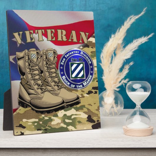 3. Infanterieabteilung Veteran Fotoplatte (Seite)