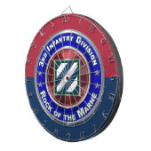 3. Infanteriedivision Fels der Marne! Dartscheibe (Vorderseite rechts)