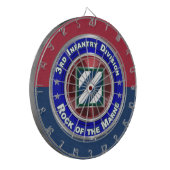 3. Infanteriedivision Fels der Marne! Dartscheibe (Vorderseite Links)