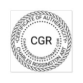 3 Init "Certificate of Authenticity" #5 Name URL Permastempel (Design)