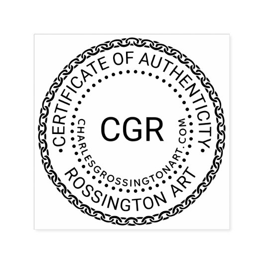 3 Initial Certificate of Authenticity #8 Name URL Permastempel (Design)