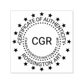 3 Initial Certificate of Authenticity Name URL #5 Permastempel (Design)