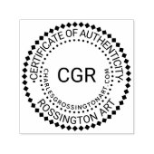 3 Initial Certificate of Authenticity Name URL #6 Permastempel (Design)