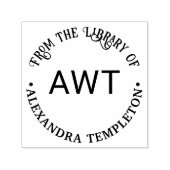 3 Initial Monogram From the library of Book Name P Permastempel (Design)