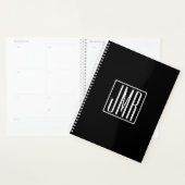 3 Initialen Monogramm | Schwarz & Weiß (oder DIY-F Planer (Anzeige)