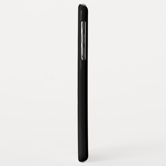 3 Initialmonogramm | Schwarz/Weiß (oder Farbtöne) Case-Mate iPhone Hülle (Hinten/Links)