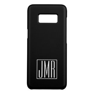 3 Initialmonogramm   Schwarz/Weiß (oder Farbtöne) Case-Mate Samsung Galaxy S8 Hülle