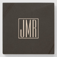 3 Initialmonogramm | Schwarz/Weiß (oder Farbtöne)