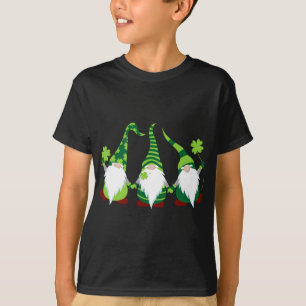 3 Irish Gnome Leprechaun Kleeblatt Gnomes St. Patr T-Shirt